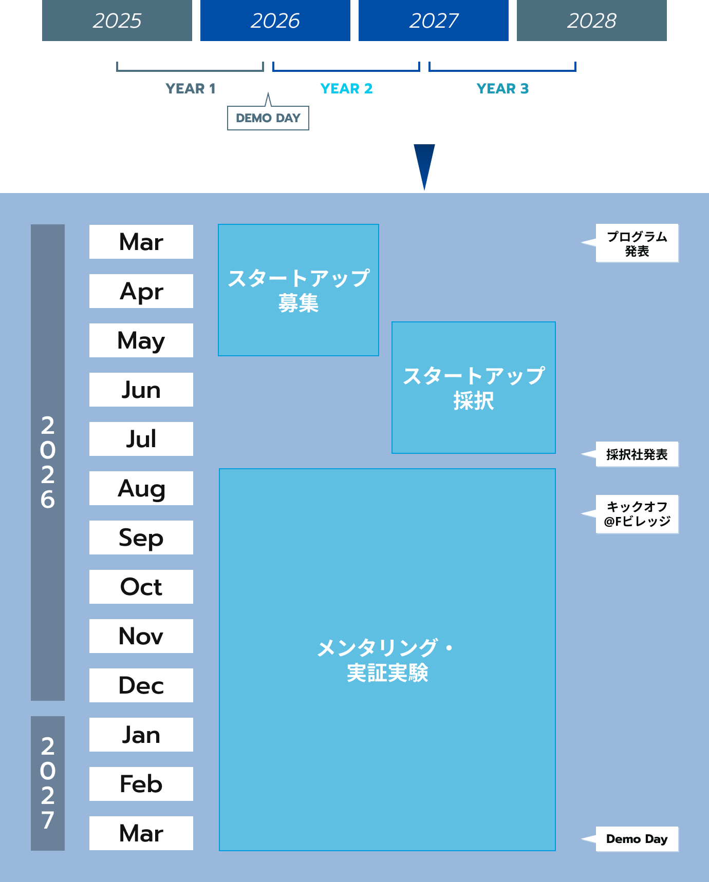 Year1実施スケジュール
